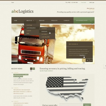 Trucking Website Templates