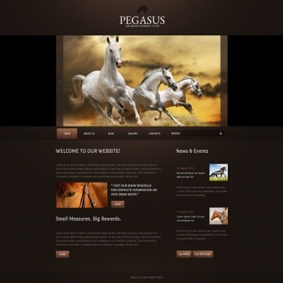 Horse Drupal Template
