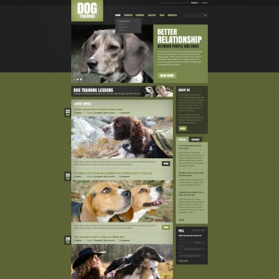 Dog Drupal Template