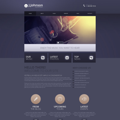Singer Responsive Drupal Template