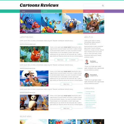 Movie Drupal Template