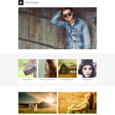 Photo Artist Drupal Template