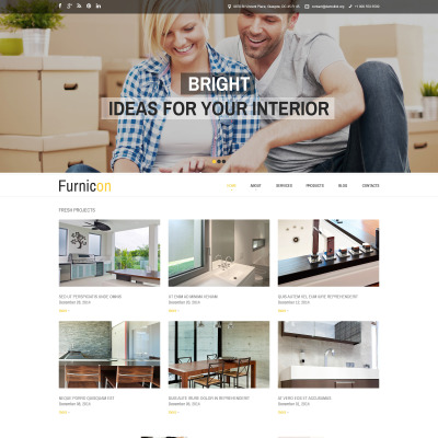 Interior Design Responsive Drupal Template