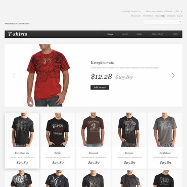 shirts shop website