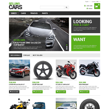 Selling Cars PrestaShop Theme #48752