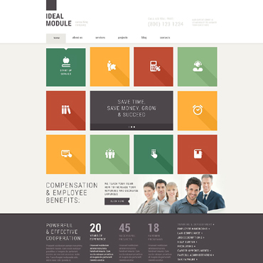 Professional Consulting Agencies Joomla Template #51372