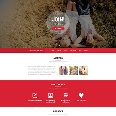 Dating Website Templates