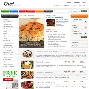 Chef Website Templates