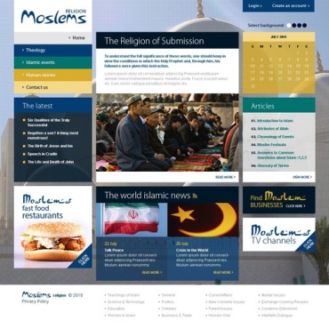 Islam Website Templates