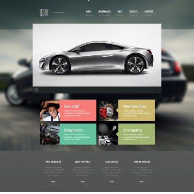 Car Repair Website Templates